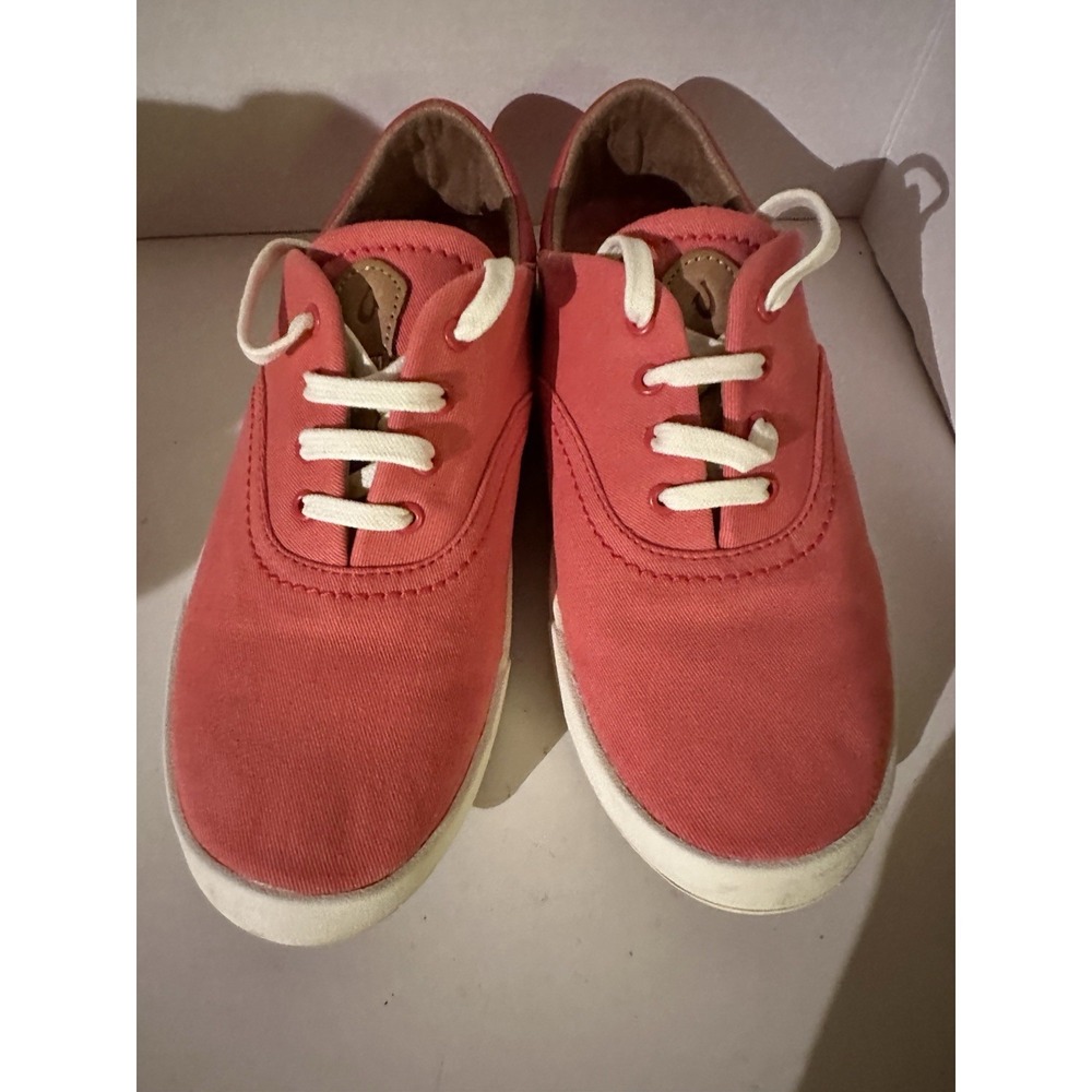 Women's Olukai Kohu Everyday Lehua Flower Sneakers Shoes Size 7 Wet Grip Soles